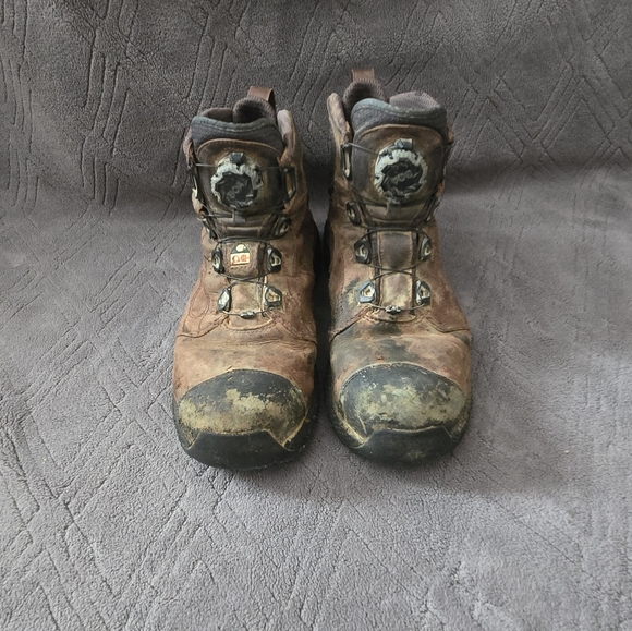 Red Wing Exos Lite BOA Work Boots Mens Sz 8.5EE Brown 6” Steel Toe Waterproof. - Picture 5 of 12